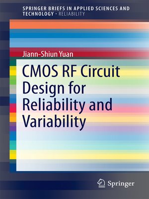 cover image of CMOS RF Circuit Design for Reliability and Variability